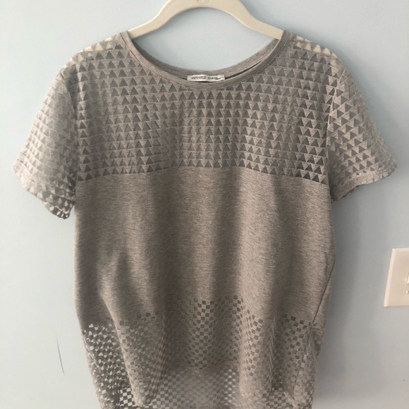 Zara grey sheer top - Picture 2 of 2